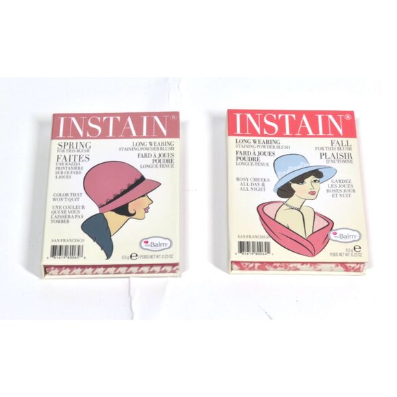 The Balm INSTAIN Staining Powder Blush ~ Houndstooth & Toile New - Picture 1 of 5